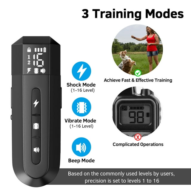 BNISE Dog Training Collar with Remote 2600ft Range Dog Shock Collar