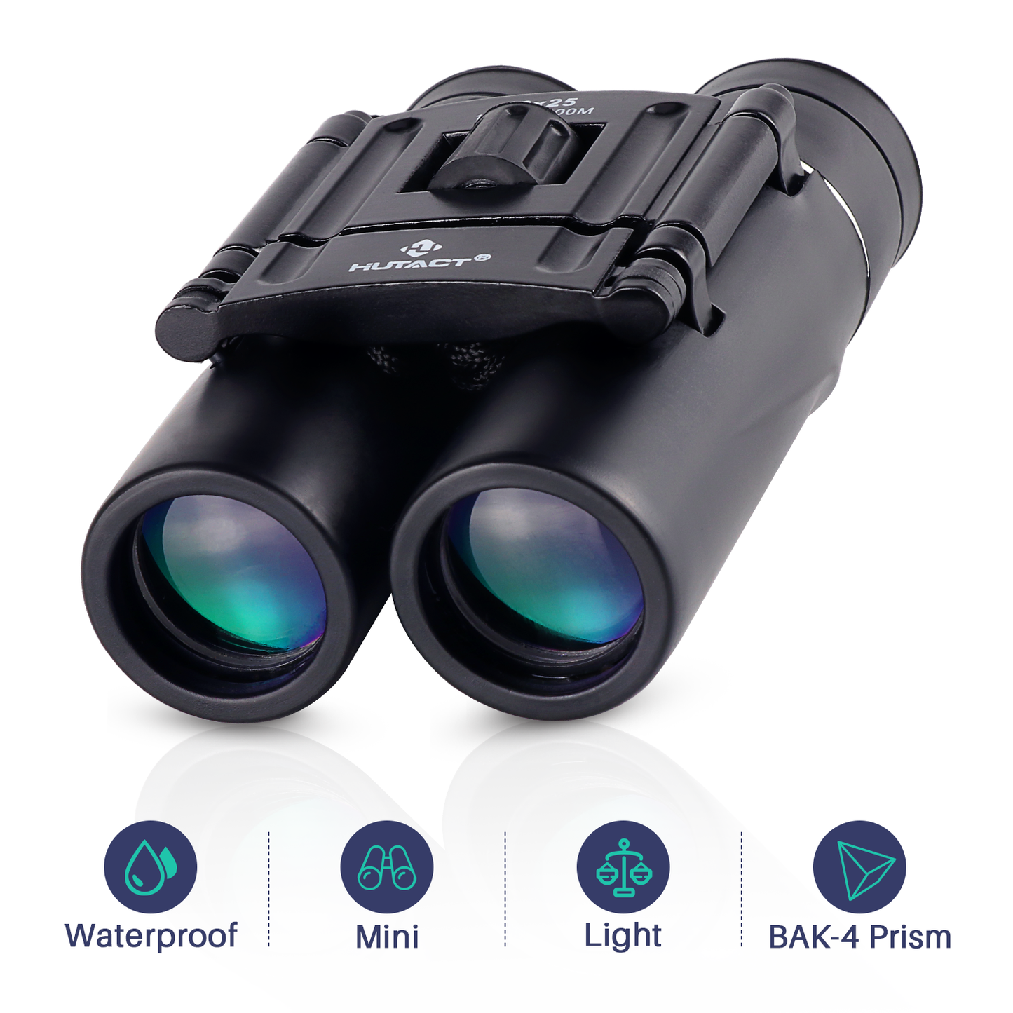 BNISE Binoculars Adults Binoculars for Bird Watching and Hunting,Asika Compact Waterproof/Fogproof/Shockproof Binoculars,Black
