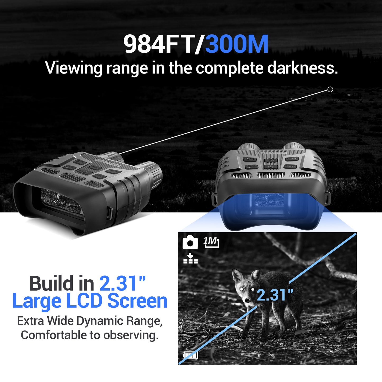 BNISE Digital Night Vision Binoculars