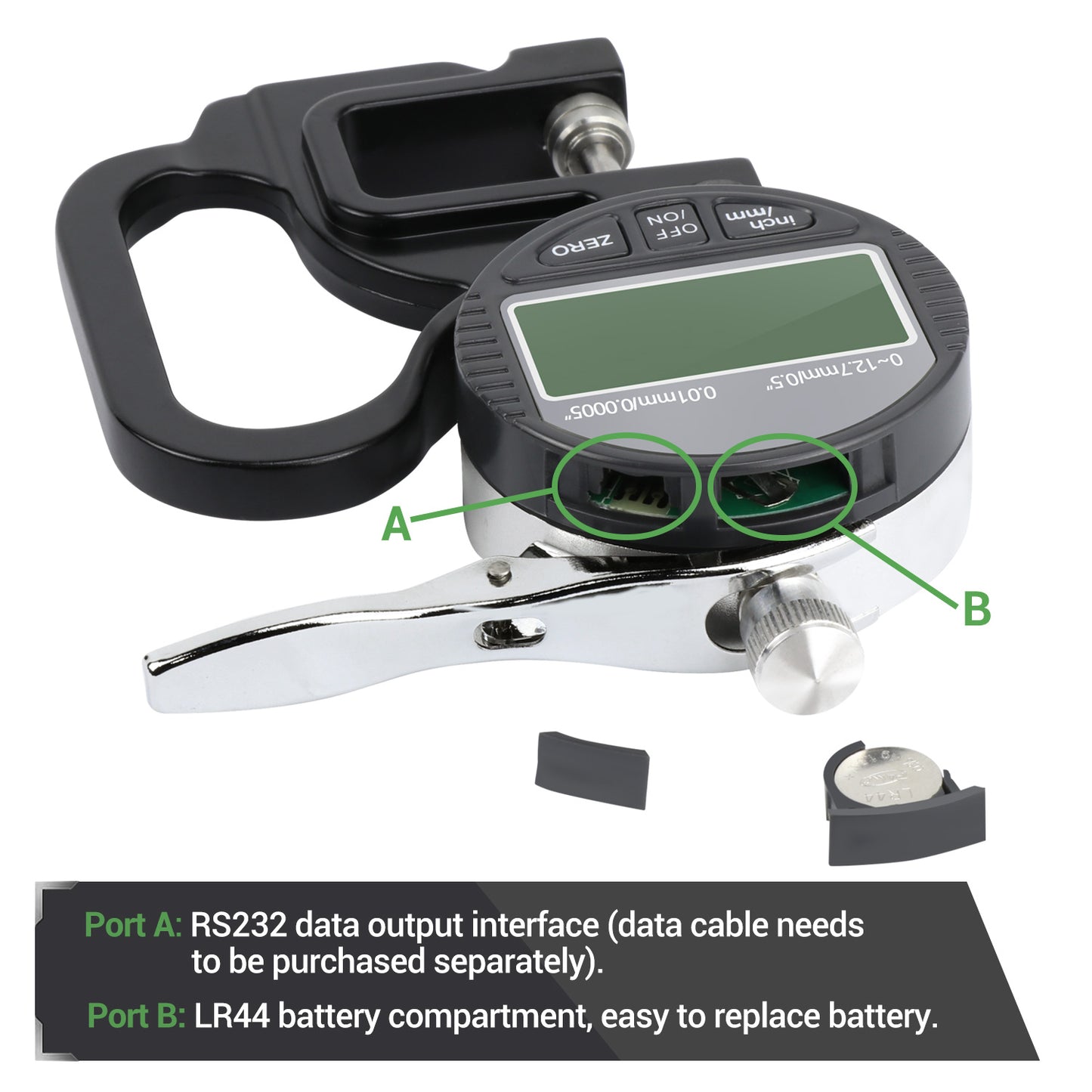 BNISE Digital Thickness Gauge