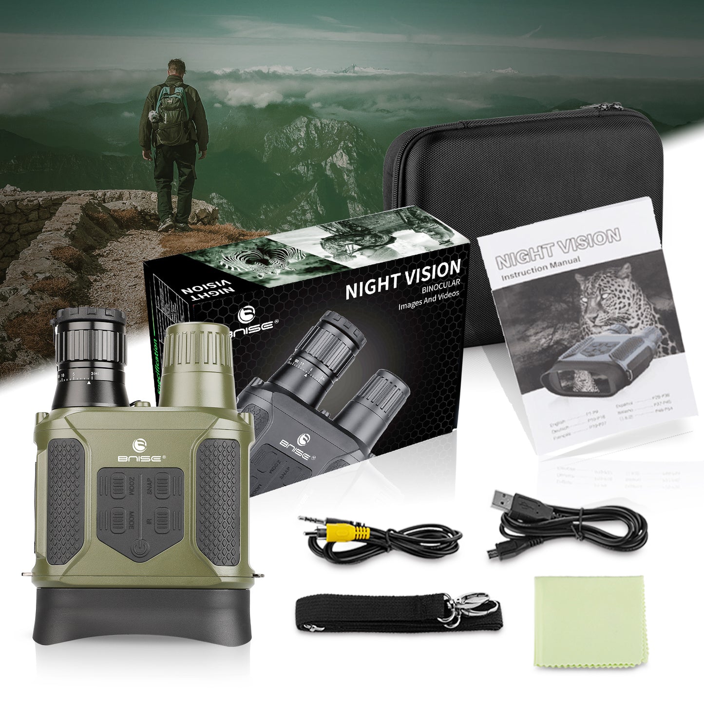 BNISE Night Vision Binoculars