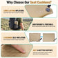 BNISE Inflatable Seat Cushion, 2” Self Inflating Memory Foam Pad with Air Valve, Waterproof Non-Slip Portable Cushion for Camping Airplane Travel Stadium Office