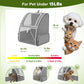 Cat Backpack Carrier Fully Ventilated-Pet Carrier Backpack for Cats and Small Dog Puppies up to15 lb