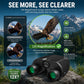 BNISE 12x25 Binoculars for Adults Kids, HD Compact Binoculars with Low Light Vision, BAK4 Prism and FMC Lens, Waterproof for Bird Watching Hunting Camping Travel
