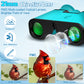 BNISE Kids Binoculars, 8x21 Compact Optics High Resolution BAK4 Prism FMC Lens, Shockproof Outdoor Bird Watching Binoculars for Kids Ages 6-12, Green