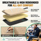 BNISE Inflatable Seat Cushion, 2” Self Inflating Memory Foam Pad with Air Valve, Waterproof Non-Slip Portable Cushion for Camping Airplane Travel Stadium Office