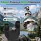 BNISE 12x25 Binoculars for Adults Kids, HD Compact Binoculars with Low Light Vision, BAK4 Prism and FMC Lens, Waterproof for Bird Watching Hunting Camping Travel