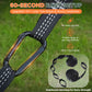 BNISE Double Camping Hammock, 660lbs Portable Nylon Hammock with Two Tree Straps and Carry Bag, Lightweight for Outdoor Camping Hiking Backpacking Travel