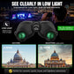 BNISE 12x25 Binoculars for Adults Kids, HD Compact Binoculars with Low Light Vision, BAK4 Prism and FMC Lens, Waterproof for Bird Watching Hunting Camping Travel