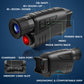 BNISE Night Vision Monocular for Adults and Kids, Night Vision Scope for 100% Darkness 16X Zoom Infrared Monocular Telescope for Camping, Wildlife Observation