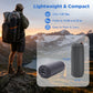 BNISE Sleeping Pad for Camping, 330 lbs Capacity, 27" Extra Wide, Built-in Foot Pump & 5" Pillow, Camping Pad for Hiking, Backpacking & Travel
