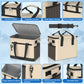 BNISE Insulated Cooler Bag, 24 Can/20L Leakproof Soft Sided Cooler with Shoulder Strap, Foldable Waterproof Tote for Camping Hiking Picnic Beach