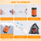 BNISE Portable Camping Shower, 6000mAh Rechargeable Shower Pump with Intelligent LED Display, 3 Spray Modes IPX7 Waterproof for Hiking Travel Pet Car