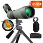 12-36x60mm Spotting Scope with Tripod，High Power Monocular for Bird Watching, Wildlife,Scenery,Target Shooting,Hunting