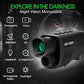 Night Vision Monocular, 8X Digital Zoom, 100% Darkness Infrared Night Vision Monocular for Adult Hunting Camping, 32G