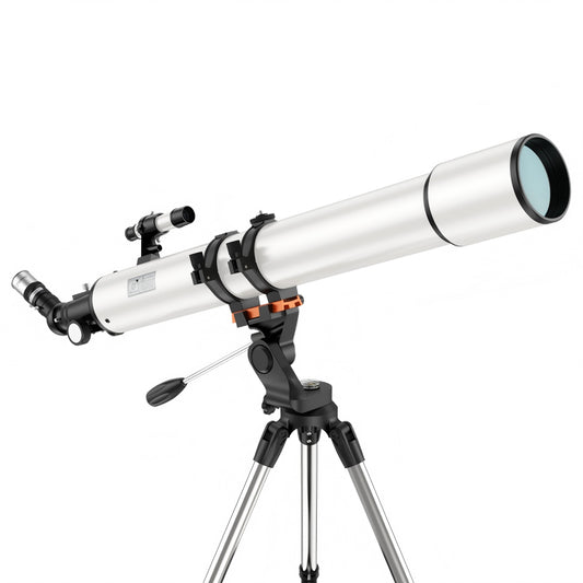 Telescope for Adults High Powered, 90mm Aperture 900mm Professional Refractor Telescopes for Adults Astronomy Beginners with Stainless Tripod, Carry Bag and Moon Filter
