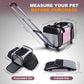 BEBANG Rolling Pet Carrier with Wheels, Foldable Airline Approved Dog Carriers for Small Dogs and Cats, Cat Carrier on Wheels, Pet Travel Carrier for Flight Camping Outdoor