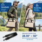 BNISE Insulated Cooler Bag, 24 Can/20L Leakproof Soft Sided Cooler with Shoulder Strap, Foldable Waterproof Tote for Camping Hiking Picnic Beach