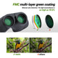 BNISE 12x25 Compact Binoculars for Adults, High Power HD Folding Pocket Binoculars for Bird Watching, Hunting, Concerts
