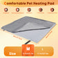 Pet Heating Pad for Dog Cat, 6 Adjustable Temperature Dog Cat Heating Pad with Timer, Waterproof Heated Cat Dog Bed