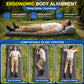 BNISE Sleeping Pad for Camping, 330 lbs Capacity, 27" Extra Wide, Built-in Foot Pump & 5" Pillow, Camping Pad for Hiking, Backpacking & Travel