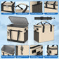 BNISE Insulated Cooler Bag, 24 Can/20L Leakproof Soft Sided Cooler with Shoulder Strap, Foldable Waterproof Tote for Camping Hiking Picnic Beach