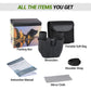 BNISE 12x25 Compact Binoculars for Adults, High Power HD Folding Pocket Binoculars for Bird Watching, Hunting, Concerts