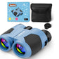 10x25 Compact Binoculars for Adults and Kids- Waterproof/Easy Focus/High Powered/ Low Light Vision，Blue