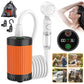 BNISE Portable Camping Shower, 6000mAh Rechargeable Shower Pump with Intelligent LED Display, 3 Spray Modes IPX7 Waterproof for Hiking Travel Pet Car