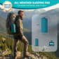 BNISE Camping Sleeping Pad, 6.3" Inflatable Sleeping Mat with Built-in Foot Pump and Pillow, Lightweight Waterproof for Backpacking Travel Hiking
