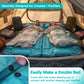 BNISE Camping Sleeping Pad, 6.3" Inflatable Sleeping Mat with Built-in Foot Pump and Pillow, Lightweight Waterproof for Backpacking Travel Hiking