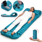 BNISE Camping Sleeping Pad, 6.3" Inflatable Sleeping Mat with Built-in Foot Pump and Pillow, Lightweight Waterproof for Backpacking Travel Hiking
