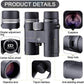 BNISE 8X32mm HD Binoculars with ED Glass -ED Binoculars for Adult and Kids- Black (B-1126)