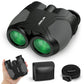 BNISE 12x25 Compact Binoculars for Adults, High-Power Mini Binoculars with FMC & BAK4 HD Wide Viewing, Small & Portable for Bird Watching, Hunting, Hiking, Concerts, Sports
