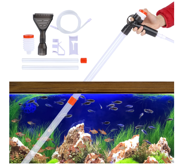 Fish Tank Cleaner,Fish Tank Aquarium Gravel Cleaner Kit