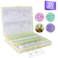 BNISE 100 Microscope Slides with Plant, Insect and Mammalian Specimens for Scientific Research and Observation by Students, Children