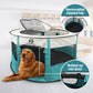 Pet Playpens Foldable Portable Indoor Outdoor Exercise Pen with Carrying Case for Cat Puppy Rabbit