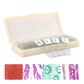 50PCS Microscope Slides Prepared Lab Specimens Biological Sample with Insects Plants Animals Bacteria Education Science